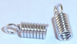 FÜLES SPIRÁL 10X 3 MM rhódium