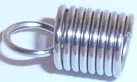 FÜLES SPIRÁL 12x5 mm Rhódium