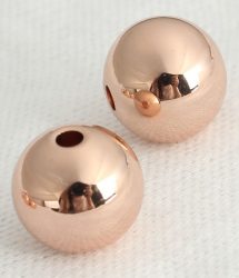 Golyó rose gold 8mm nemesacél